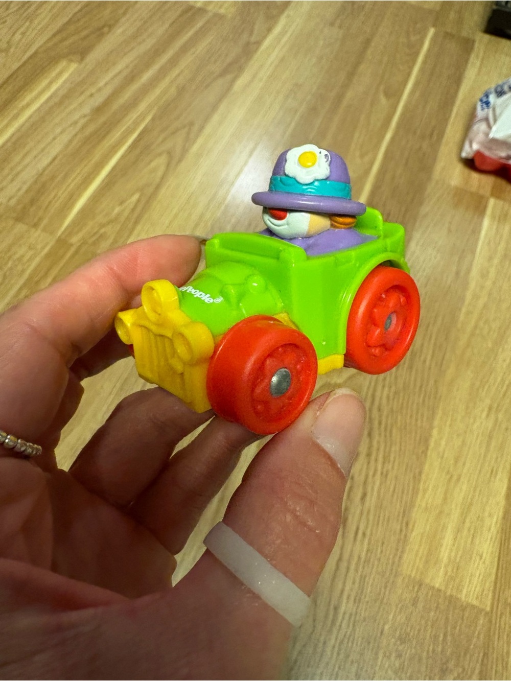 Little people Clown Wheelie Car